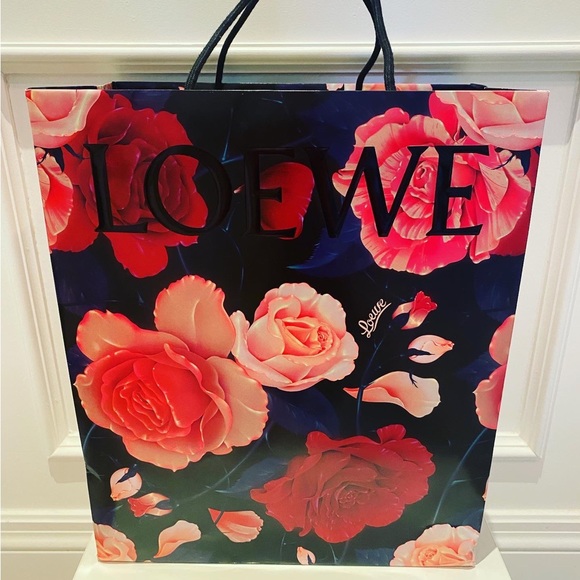 Brand new LOEWE Medium Palm Leaf and Leather Basket Bag - Picture 9 of 9